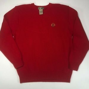 Sun River Mens Red Sweater Size Medium